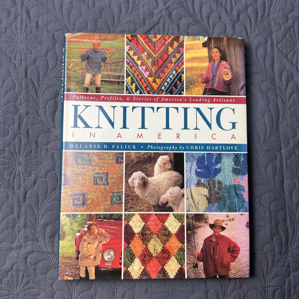 Knitting in America -Patterns, Profiles & Stories by Melanie Falick  (1996) Gift